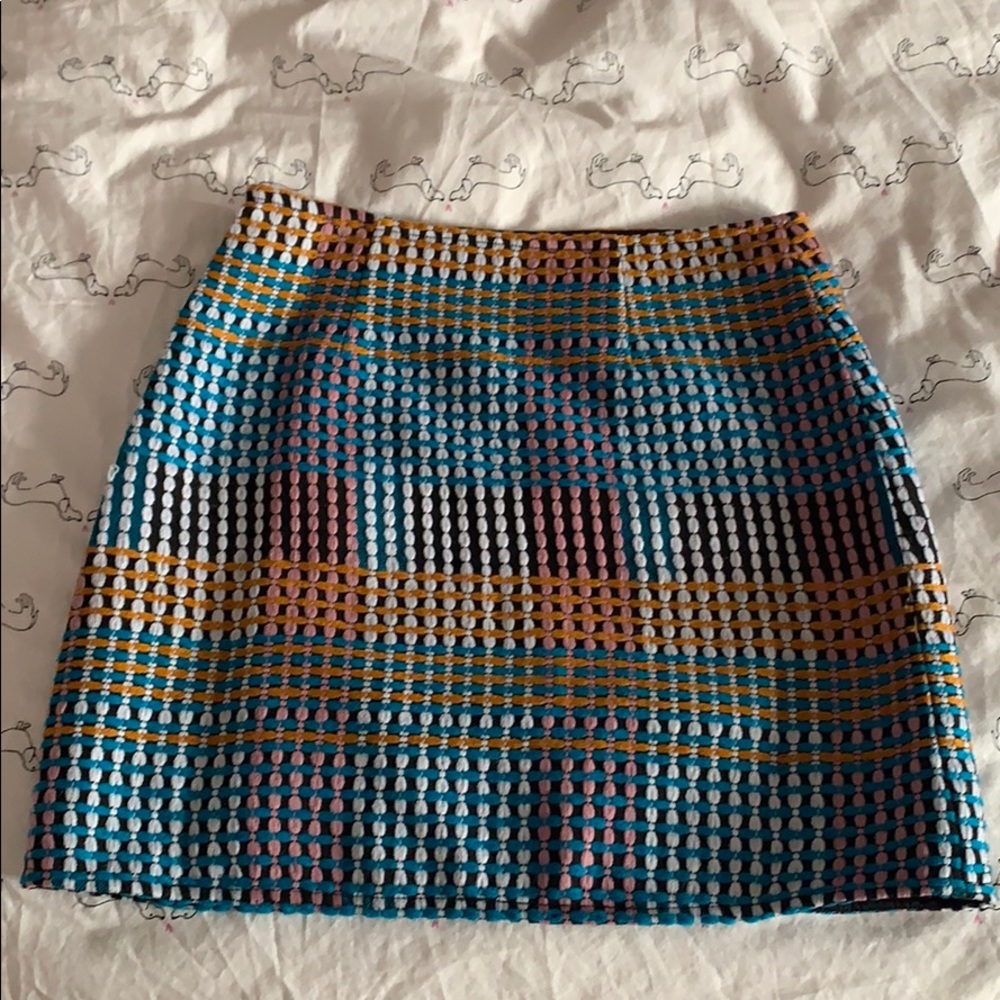 Multicoloured pencil skirt
